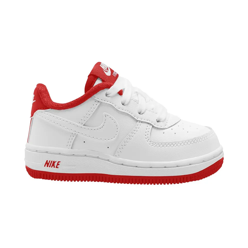 Nike Air Force 1 Low White University Red (TD) White/University Red (CU0815-101)