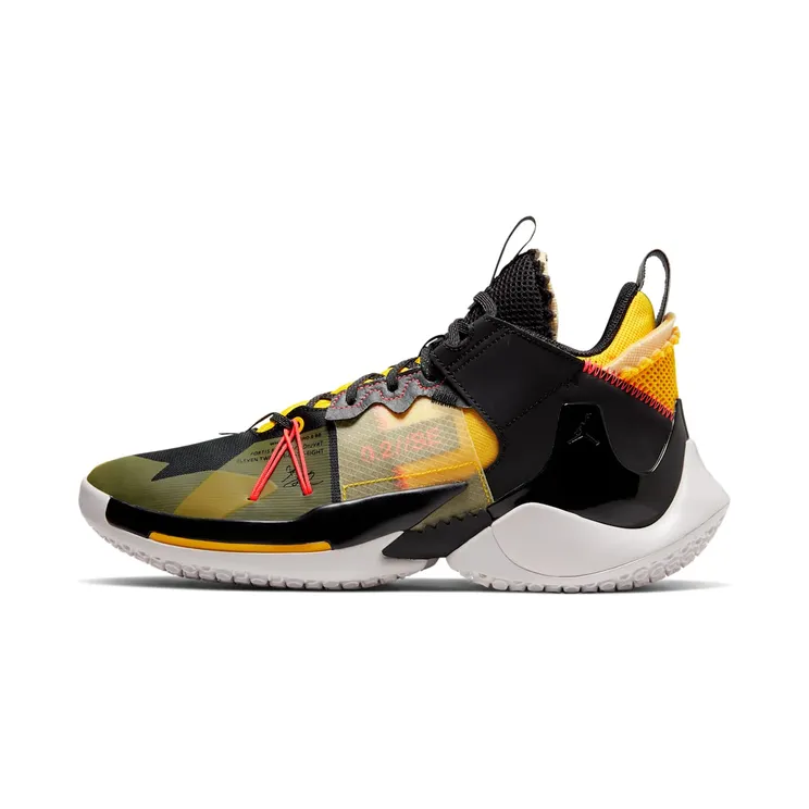 Jordan Why Not Zer0.2 “Black / Amarillo / Vast Grey / Flash Crimson” (AQ3562-002)