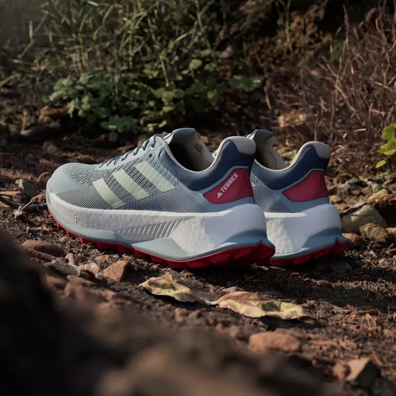 Adidas Terrex Soulstride Ultra Trail Running Magic Grey / Linen Green / Pure Ruby (IH3794)
