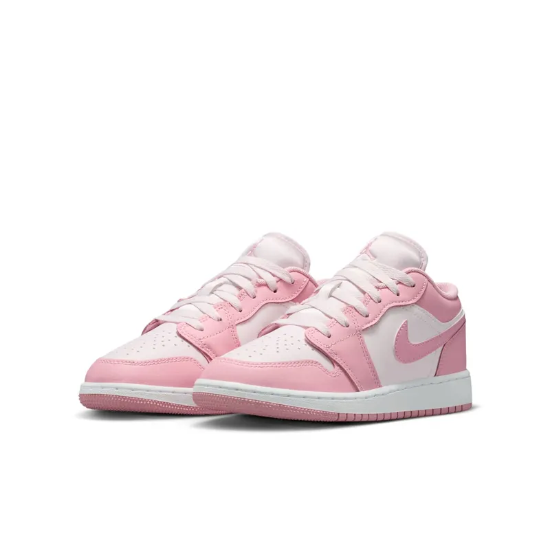 Air Jordan 1 Low GS “Medium Soft Pink White'” (553560-614)