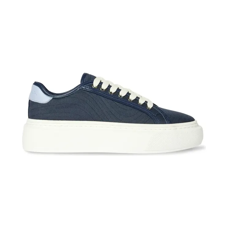 Paul Smith met plateauzool en gedraaid effect “Blue” (W1SGUP10UPLY)