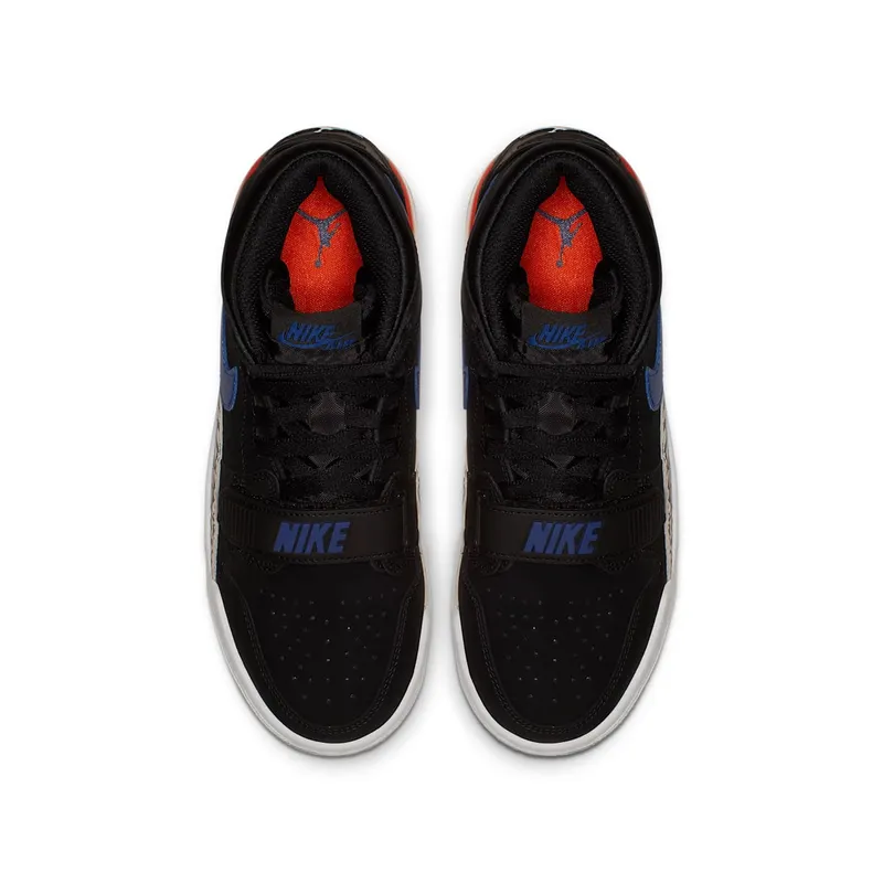 Jordan Legacy 312 Knicks (GS) Black/Rush Blue-Brilliant Orange (AT4040-048)