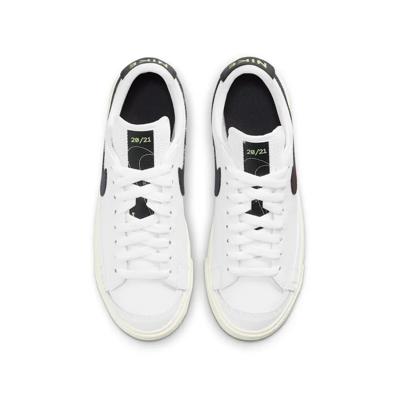 Nike Blazer Low 77 Split Swoosh Aquamarine (GS) (DM8689-100)