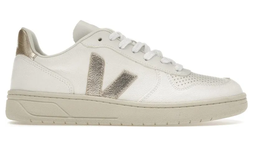 Veja V-10 Chromefree Leather White Platine (VX0502935A)
