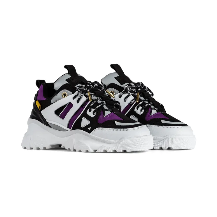 Mason Garments Genova II Suede / Leather Purple (SS21-35-18A)