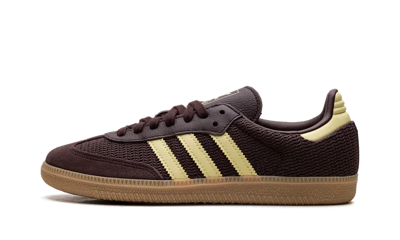 Adidas Samba OG “Shadow Brown Powder Yellow” (JR8167)