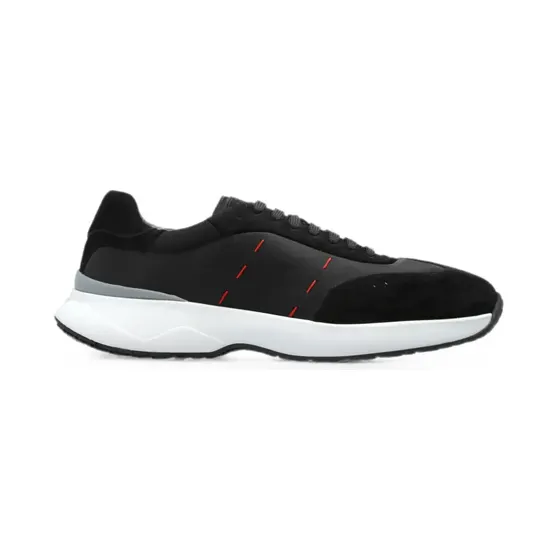 Kiton mit Wildledereinsätzen “Black” (USSA374N01520010040)
