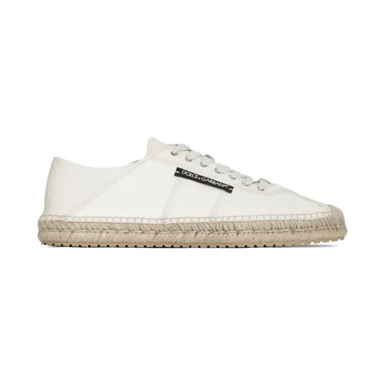 Dolce & Gabbana Espadrilles aus gespaltenem Lammleder – Nude (A10914A0762)
