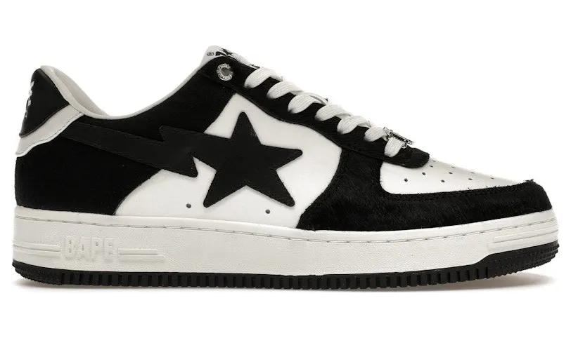 A Bathing Ape Bape Sta Black Calf Hair (1J80-191-050 BLK)
