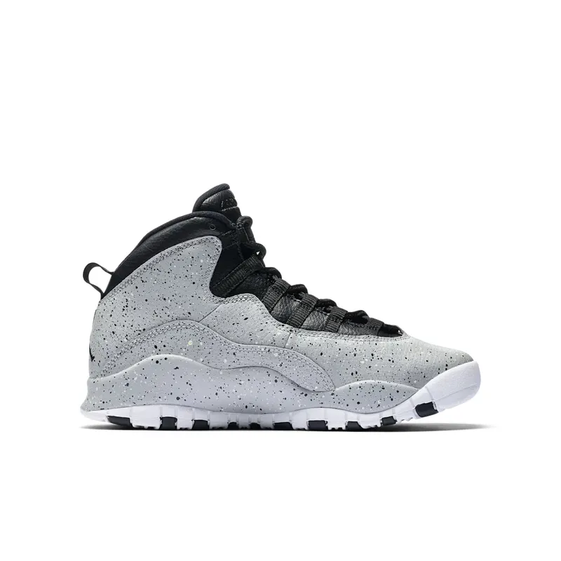 Jordan 10 Retro Light Smoke Grey (GS) Light Smoke Grey/Black-University Red-White (310806-062)