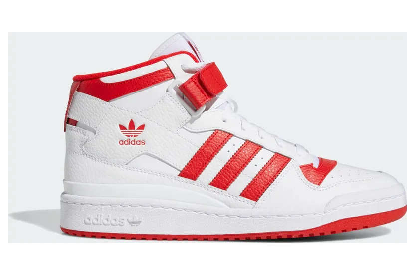 adidas Forum Mid Schuh Cloud White / Vivid Red / Cloud White (GY5819)
