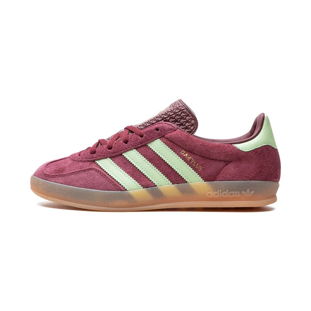 Adidas Gazelle Indoor “Shadow Red Semi Spark Green” (IH7487)