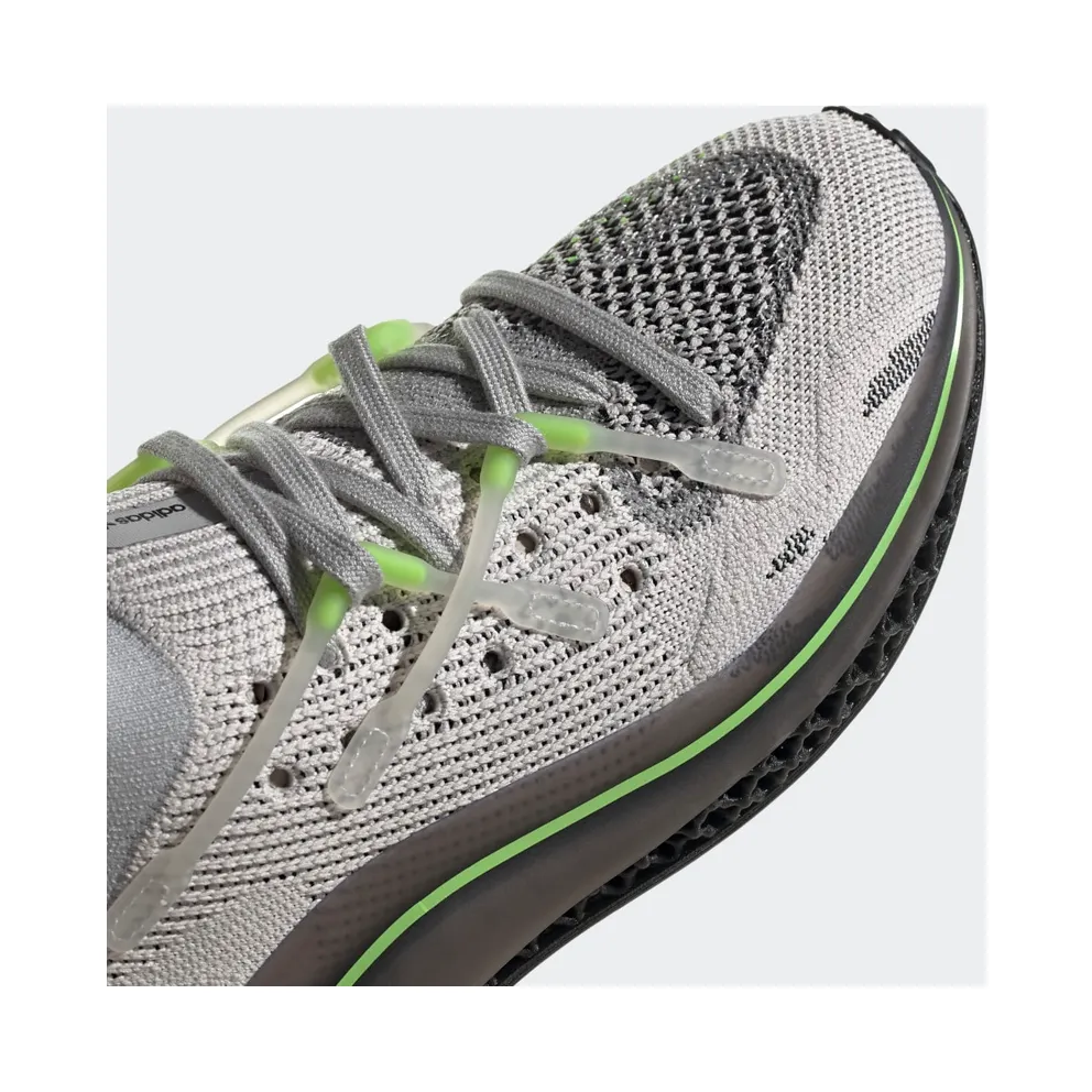 adidas 4D Fusio Grey One / Core Black / Signal Green (H04511)