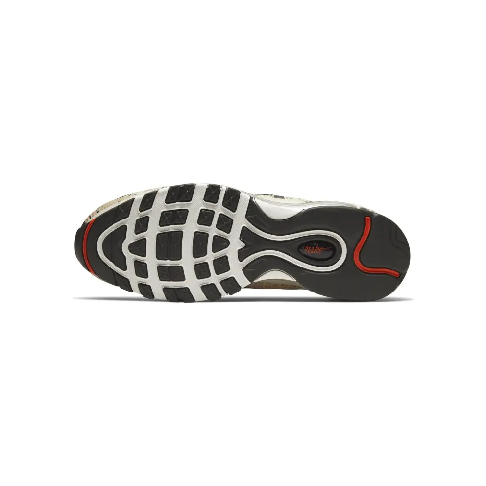 Nike Air Max 97 Newspaper Sail/Black-Team Orange-White (921826-108)