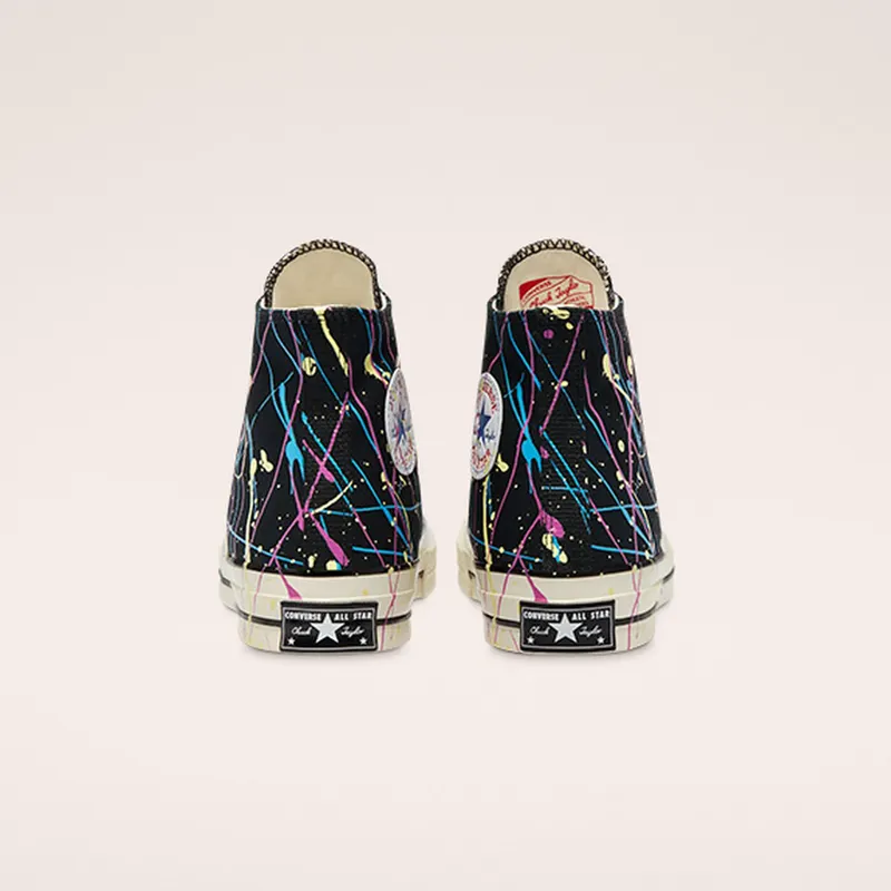 Converse Archive Paint Splatter Chuck 70 High Top Black/hyper Magenta/egret (170801C)