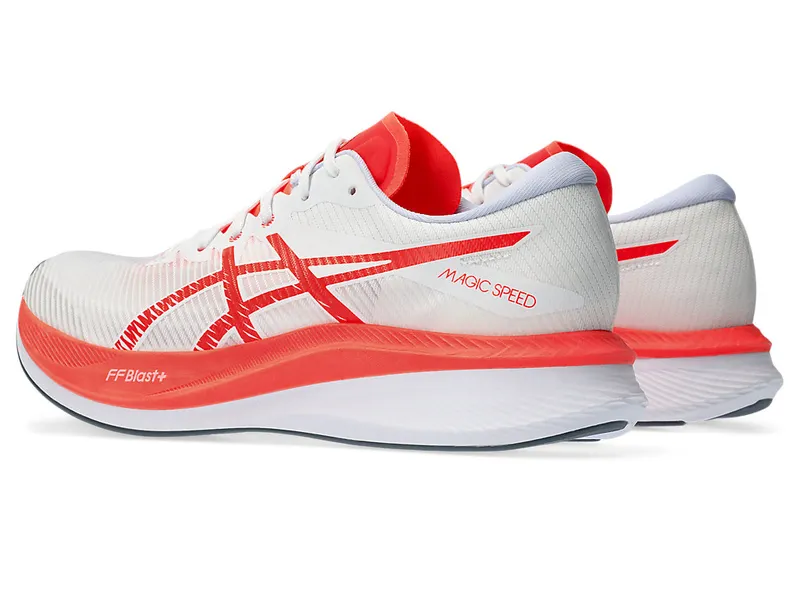 Asics Magic Speed 3 White/Sunrise Red (1011B848.100)