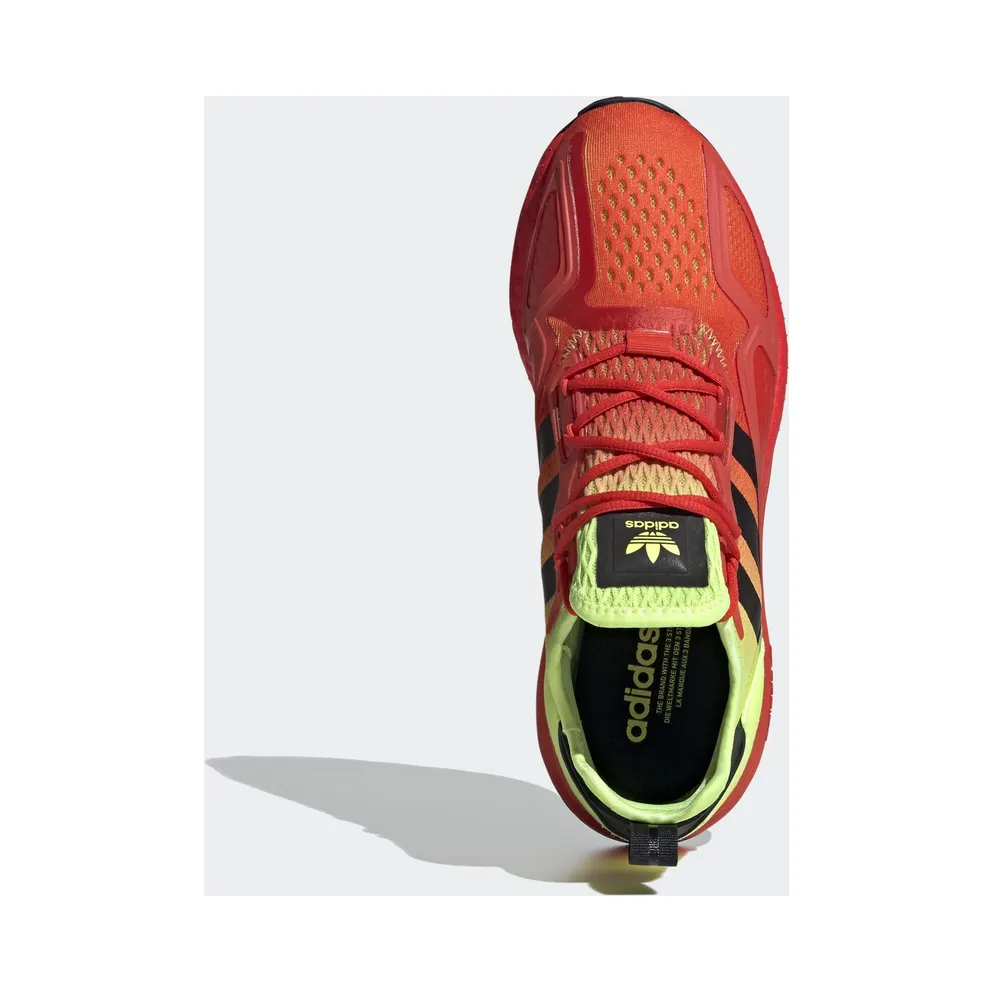 adidas ZX 2K Boost Solar Yellow Hi Res Red Solar Yellow/Cloud White/Hi-Res Red (FW0482)