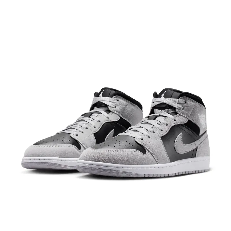 Jordan 1 Mid Light Smoke Grey Black – “Light Smoke Grey / Black / White” (DQ8426-008)