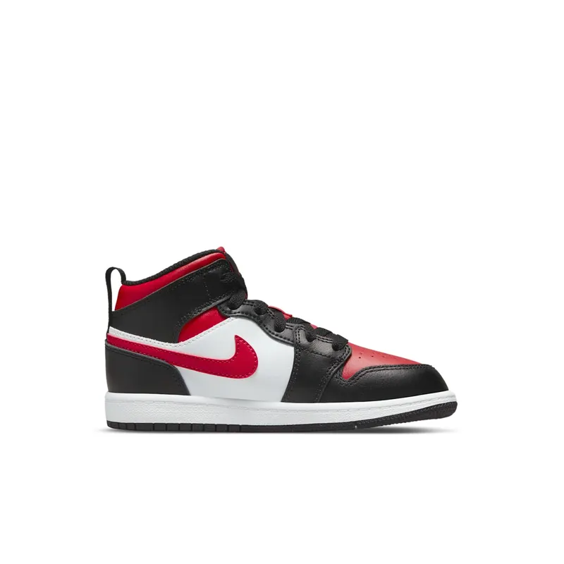 Jordan 1 Mid Younger Kids’ Black (640734-079)