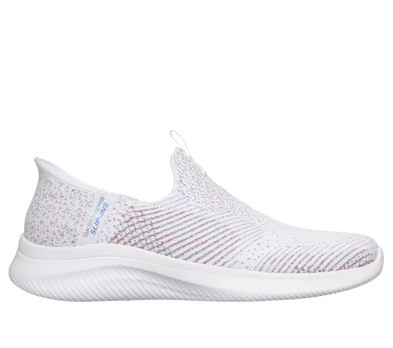 Skechers Slip-ins: Ultra Flex 4.0 – Midnight Sparkle Sneaker White