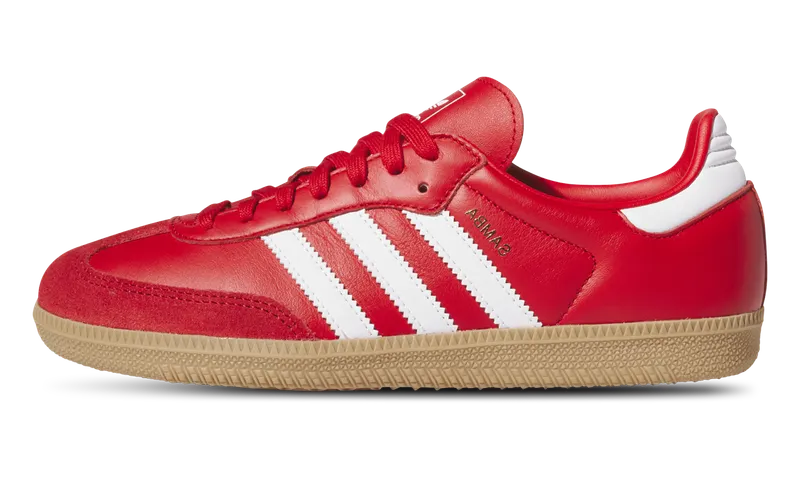 Adidas SAMBA OG “BETTER SCARLET WHITE GOLD” (KI2694)