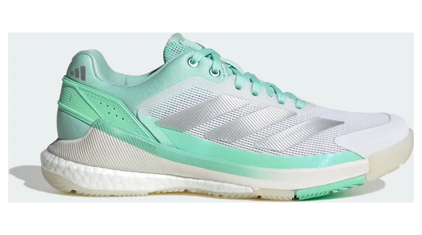 Adidas Crazyquick BOOST Padelschoenen Green / Silver Metallic / Pulse Mint (KI3589)