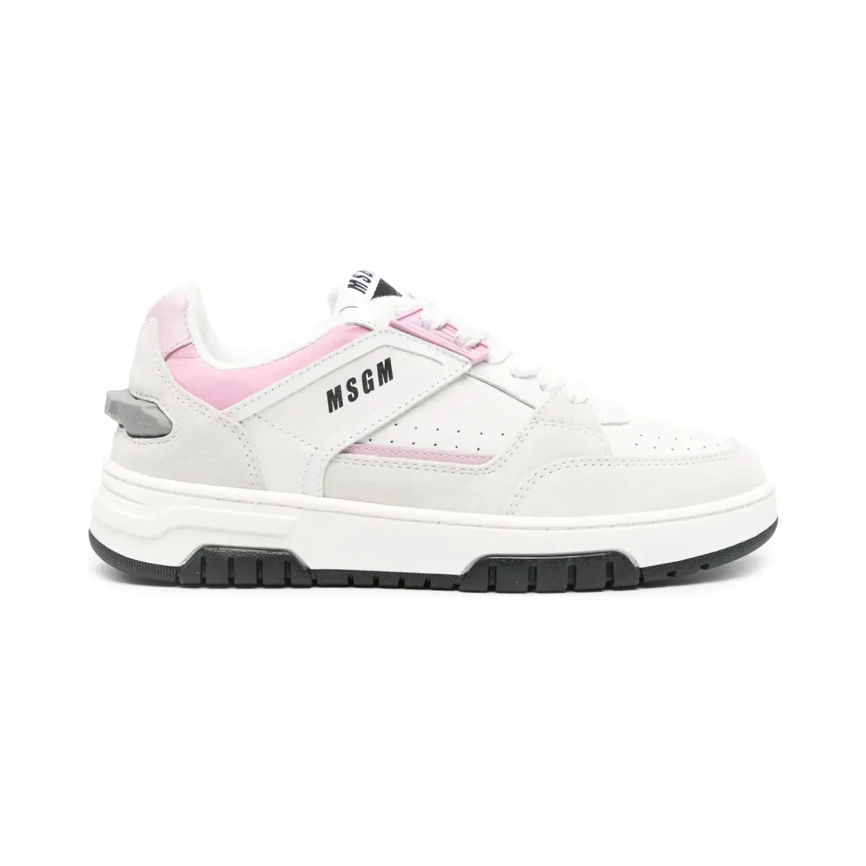 MSGM Leren sneakers met logoprint – Beige (3641MDS604834)