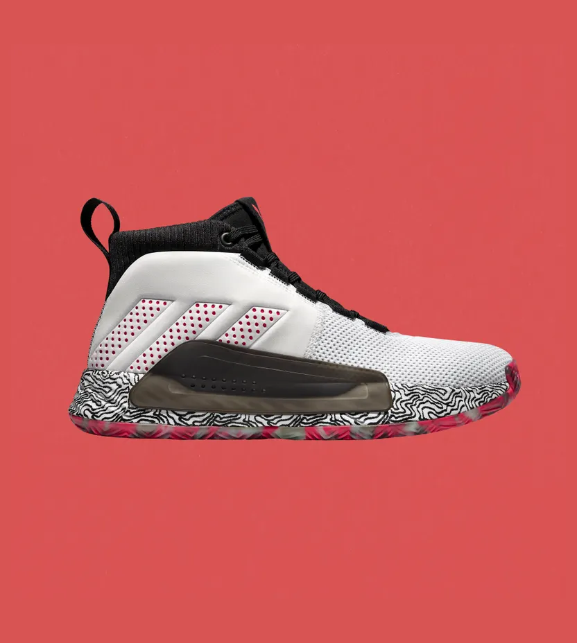 Adidas Dame 5 ‘You Know What Time It Is’ Cloud White/Shock Red/Clear Mint (F36561)