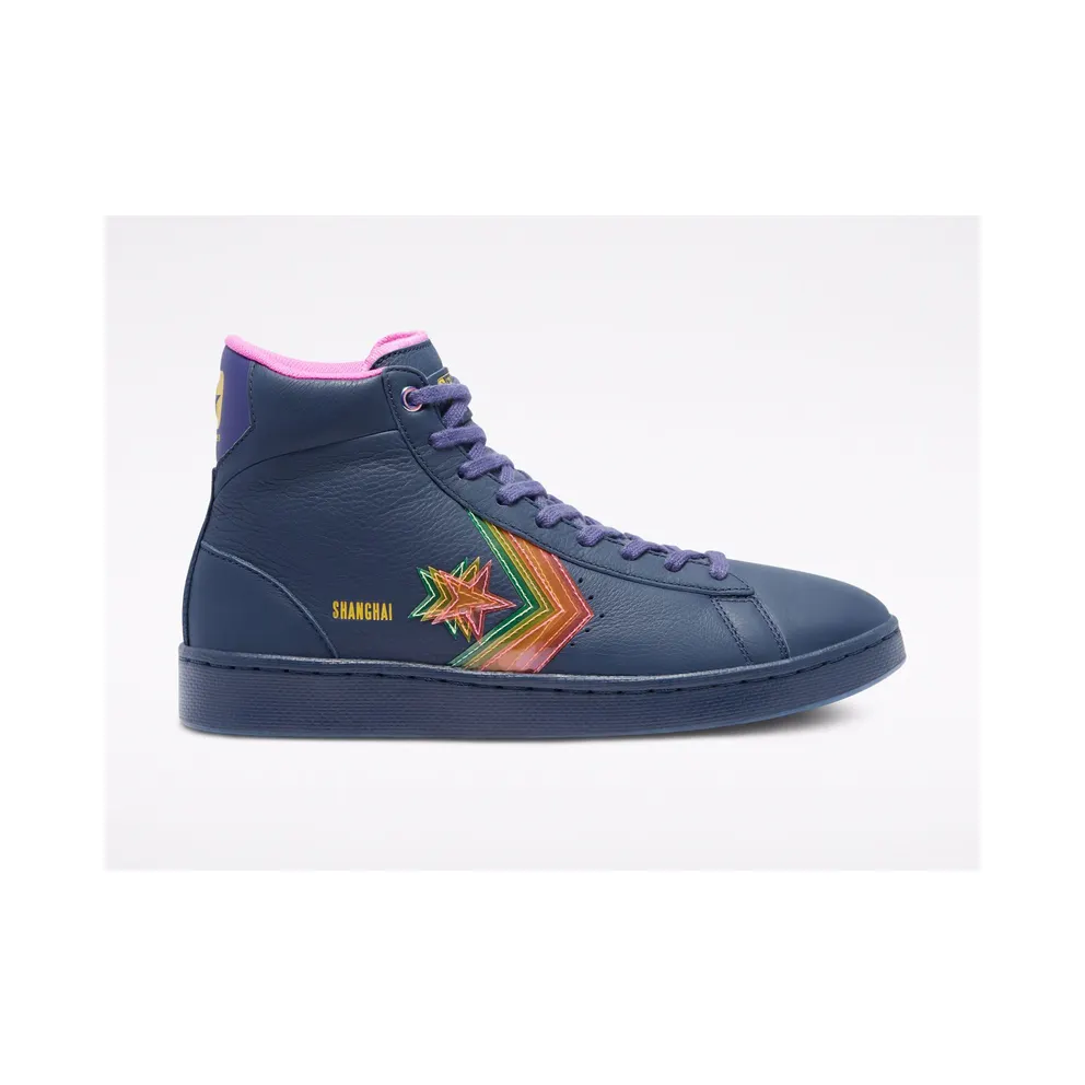 Converse Heart Of The City Pro Leather High Top Obsidian/hyper Magenta (170237C)