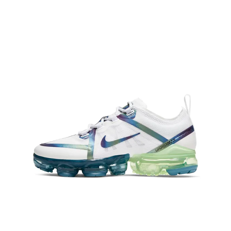 Nike Air VaporMax 2019 Bubble Pack White (GS) Summit White/Multi-Color-White (CT9638-100)