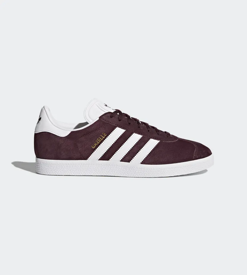 adidas Gazelle Maroon White-Gold Metallic (BB5255)
