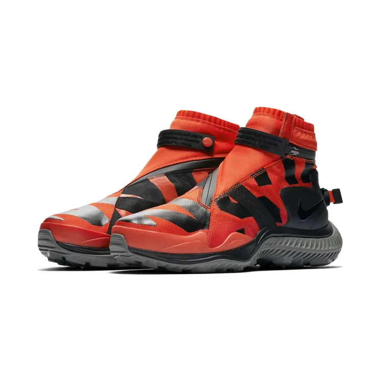 Nike Gaiter Boot “Team Orange / Tumbled Grey / Black” (AA0530-800)