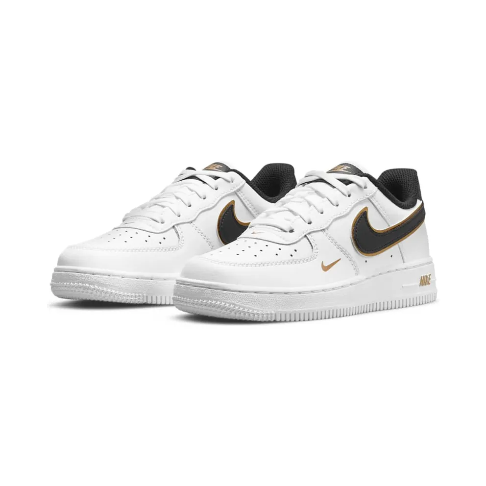Nike Force 1 LV8 PS “White / Metallic Gold / Black” (DM3386-100)