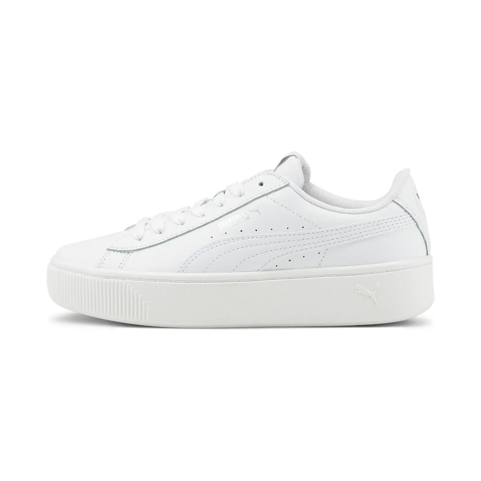 Puma Vikky Stacked “Puma White / Puma White” (369143_02)