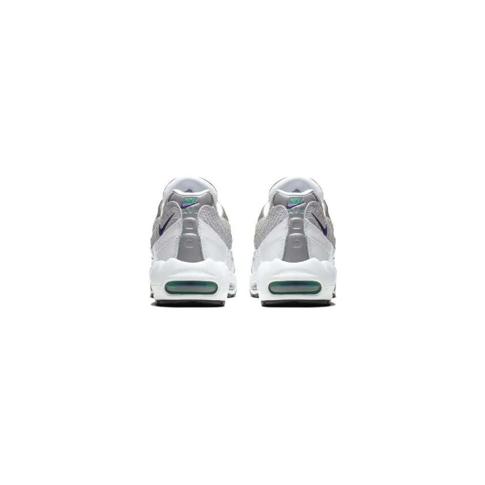 Nike Air Max 95 Grape Snakeskin White/Court Purple-Emerald Green-Wolf Grey-Light Charcoal-Black (AO2450-101)