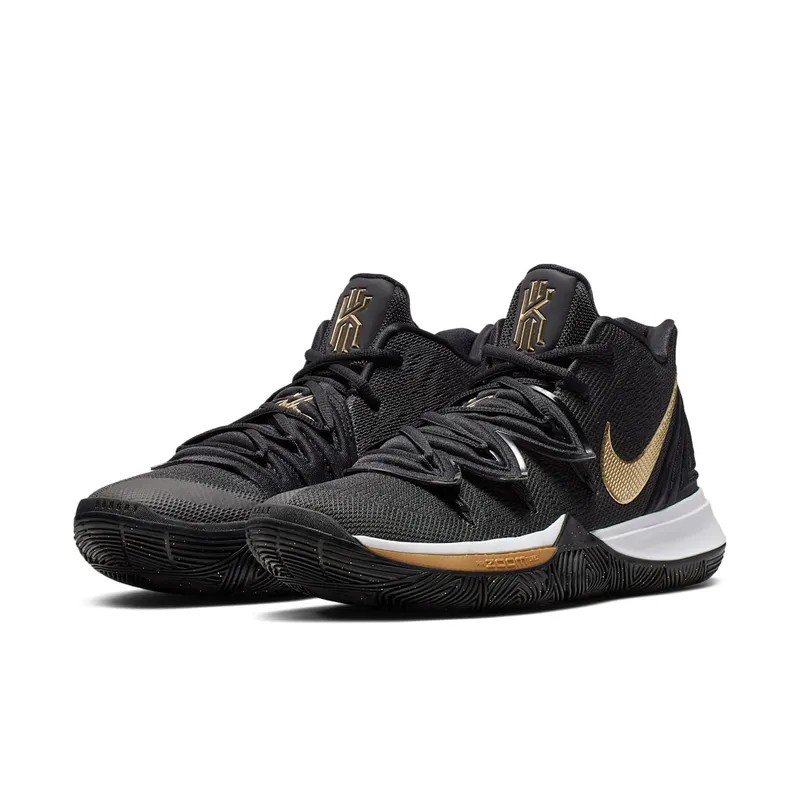 Nike Kyrie 5 Black Metallic Gold Black/Metallic Gold-White (AO2918-007)