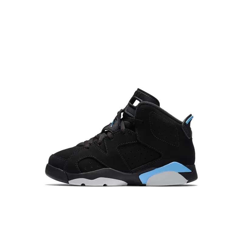 Jordan 6 Retro UNC (PS) Black/University Blue (384666-006)
