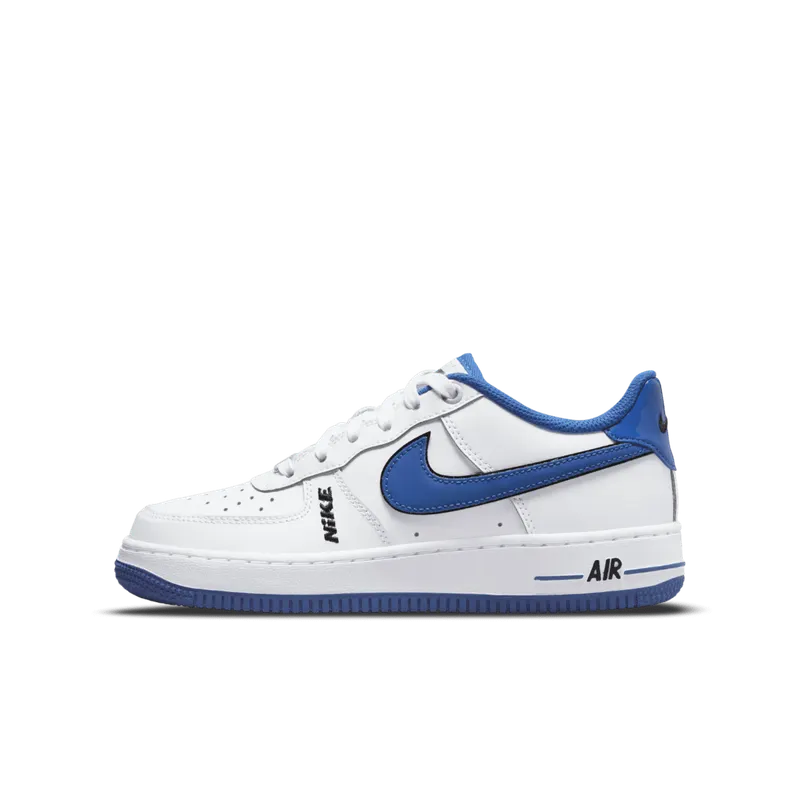 Nike Air Force 1 Low LV8 White Game Royal (GS) (DO3809-100)
