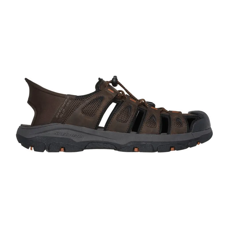 Skechers – Slip-Ins: Relaxed Fit Sandals – Men – Sport – Brown (205187CHOC)