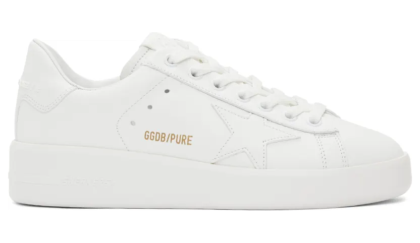 Golden Goose White Purestar Sneakers (F00197.F000541.10100)