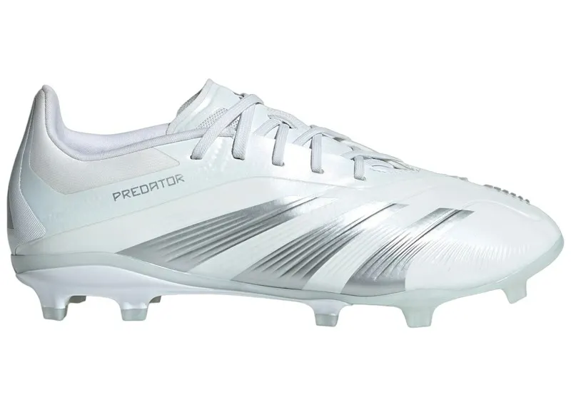 adidas Predator 24 Elite FG Cloud White Silver Metallic (IG7744)