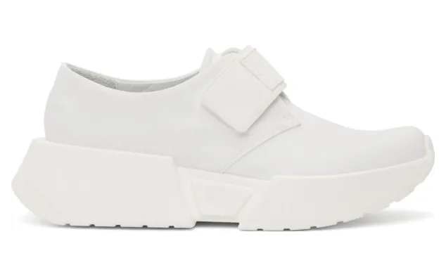 MM6 Maison Margiela White Slip-On Chunky Sole Sneakers (S59WQ0110 P2692)