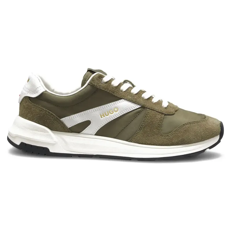 Hugo Boss sneaker Olijfgroen / White (50573605-345)