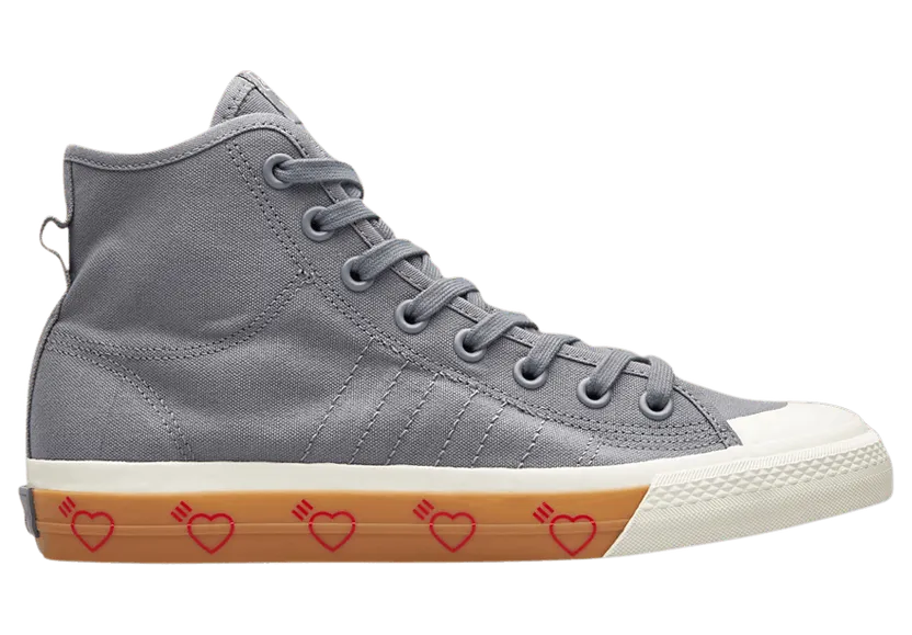 Adidas Human Made x Nizza High ‘Grey’ Grey Five/Grey Five/Grey Five (FY5187)