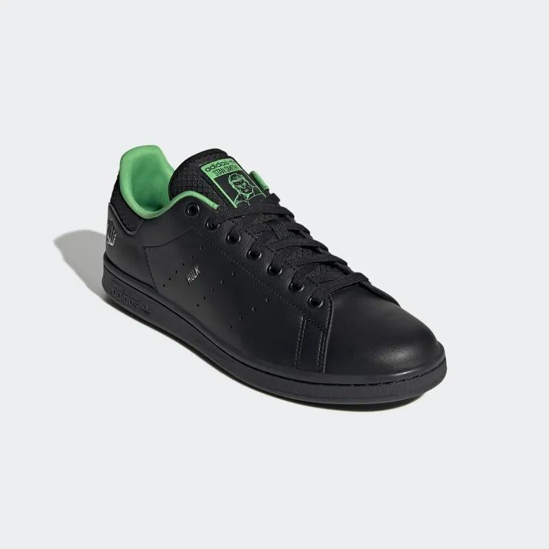 adidas Marvel Stan Smith Core Black / Silver Metallic / Scarlet (GZ5993)