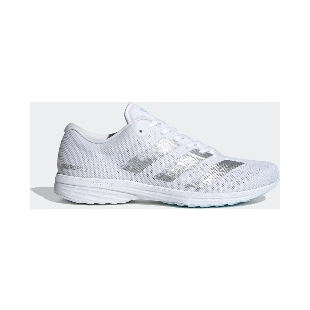 adidas Adizero RC 2.0 Schuh Cloud White / Silver Metallic / Sky Tint (EG1177)