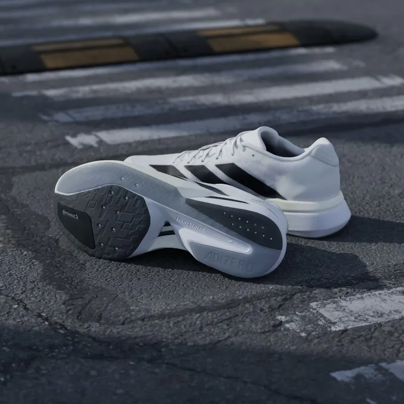 adidas Adizero Boston 13 Cloud White Core Black Dash Grey (JS4939)