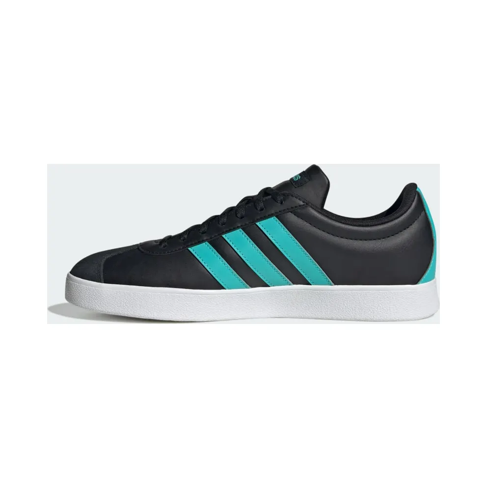 Adidas MERCEDES – AMG PETRONAS FORMULA ONE TEAM VL COURT Shoes Core Black / Semi Mint Rush / Cloud White (JR1068)