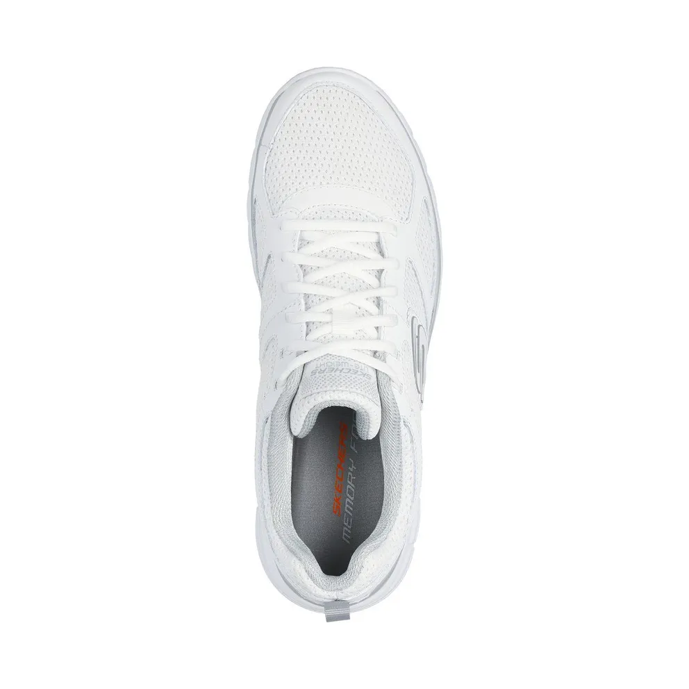 Skechers Burns – Agoura “White / Grey” (52635WGY)