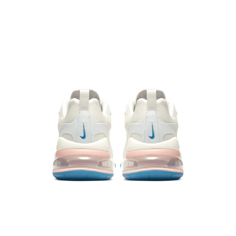 Nike Air Max 270 React American Modern Summit White Summit White/Summit White-Bleached Coral-Desert Sand-White (AO4971-100)